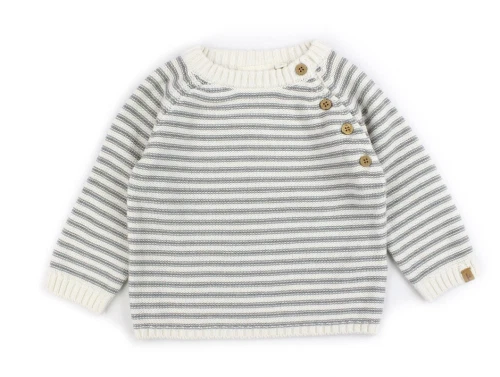 Lil Atelier coconut milk stribet pullover